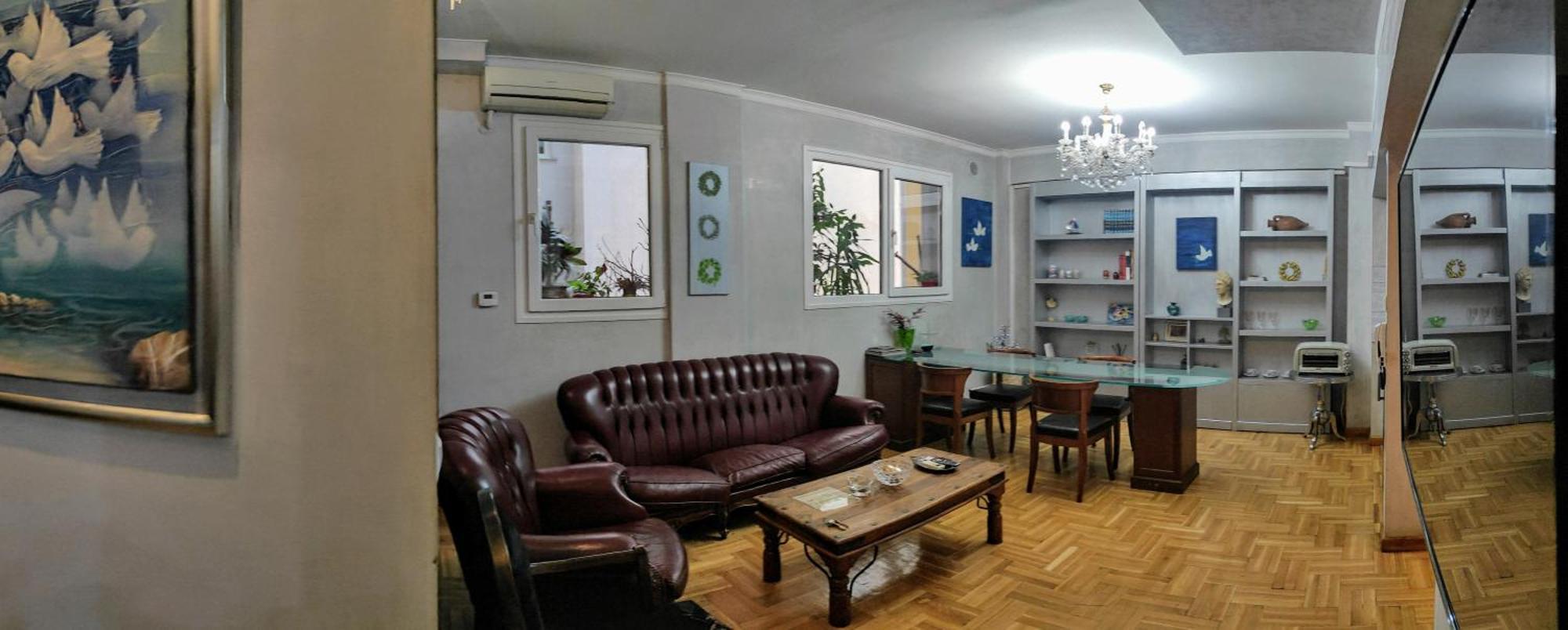 Ferienwohnung Elegant Luminous Downtown Thessaloniki Exterior foto