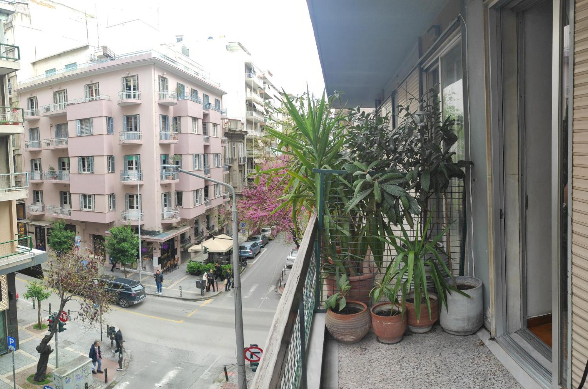 Ferienwohnung Elegant Luminous Downtown Thessaloniki Exterior foto